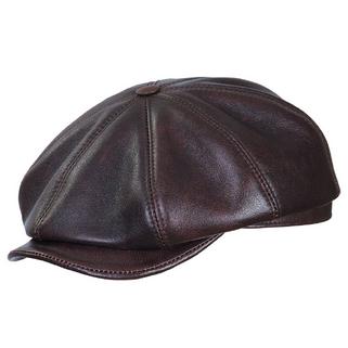 Кепка кожаная Gatsby (Art.23)